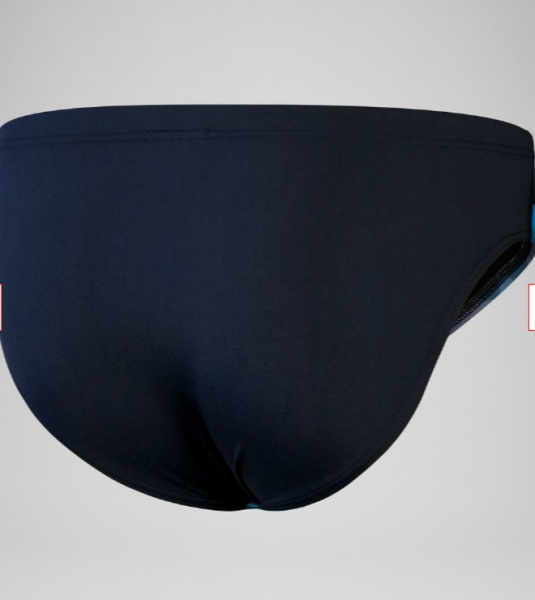Плавки Speedo Club Training Allover Digital 7cm Brief (Мужской; 36 (52); синий/мультиколор)